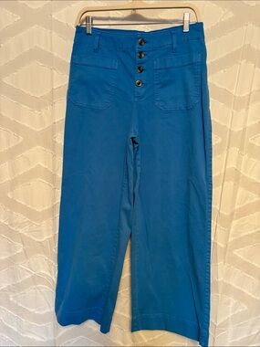 Sonoma Women’s Wide-Leg Chinos in Bright Blue